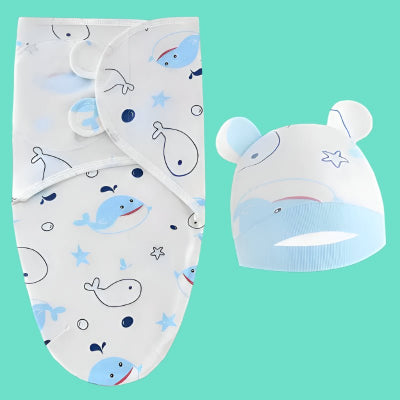 BONNET NAISSANCE BEBE et emmaillotage