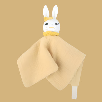 Doudou-Bébé-Fille-lapin-jaune