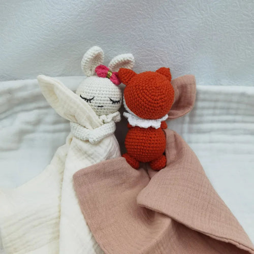 Doudou mixte pour bebe renard