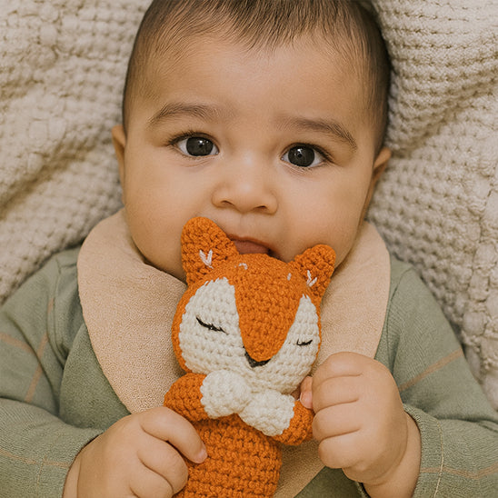 Doudou renard roux