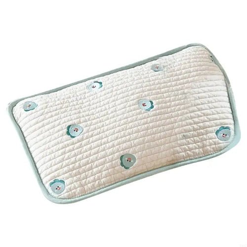 Oreiller pour bebe turquoise