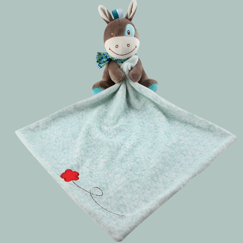 Doudou-Bébé-Fille-vache-brune