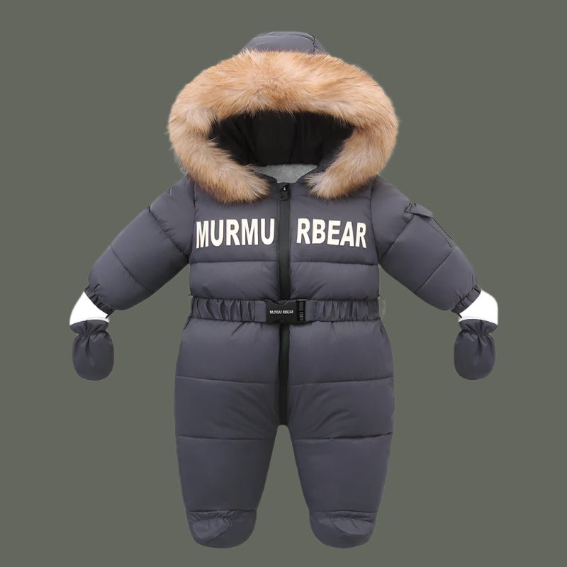 Un Pyjama polaire bebe gris