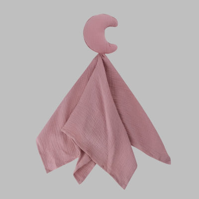 Une doudou pour bébé lune rose