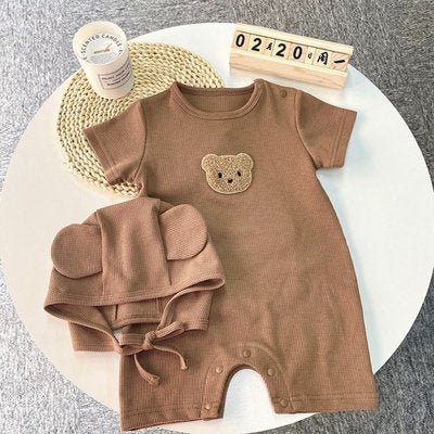 Barboteuse Bébé Ourson Confort - Coton Bio barboteuse bébé garçon accessoires