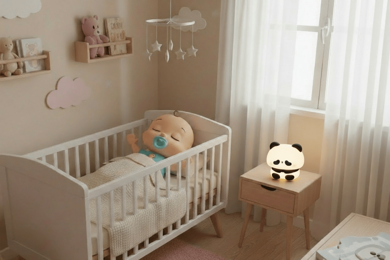veilleuse bébé dans la Chambre de bébé avec veilleuse panda