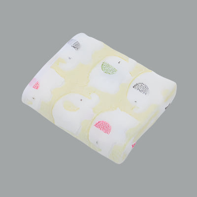 couverture bébé éléphant jaune