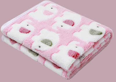 couverture bébé éléphant rose