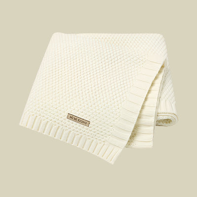 couverture chaude blanche beige