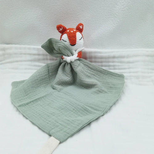 doudou nourisson vert