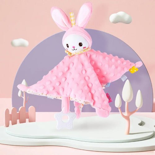 Doudou Bébé Copain Apaisant - Peluche Réconfortante
doudou rose lapin oreille