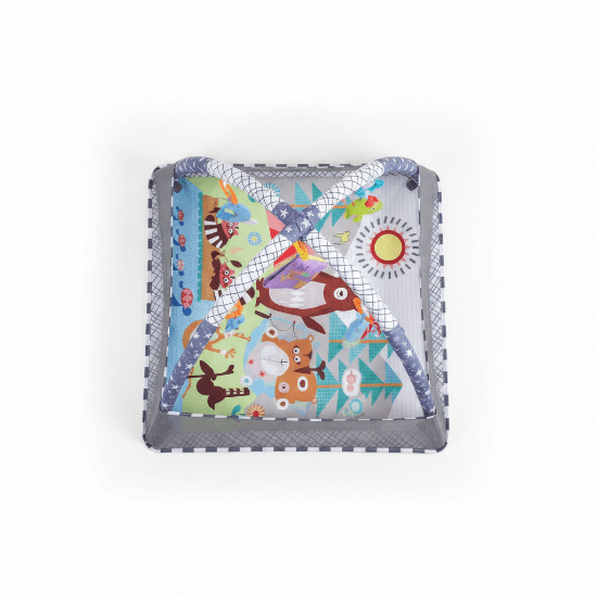 tapis d eveil
Flat lay parc gris étoiles