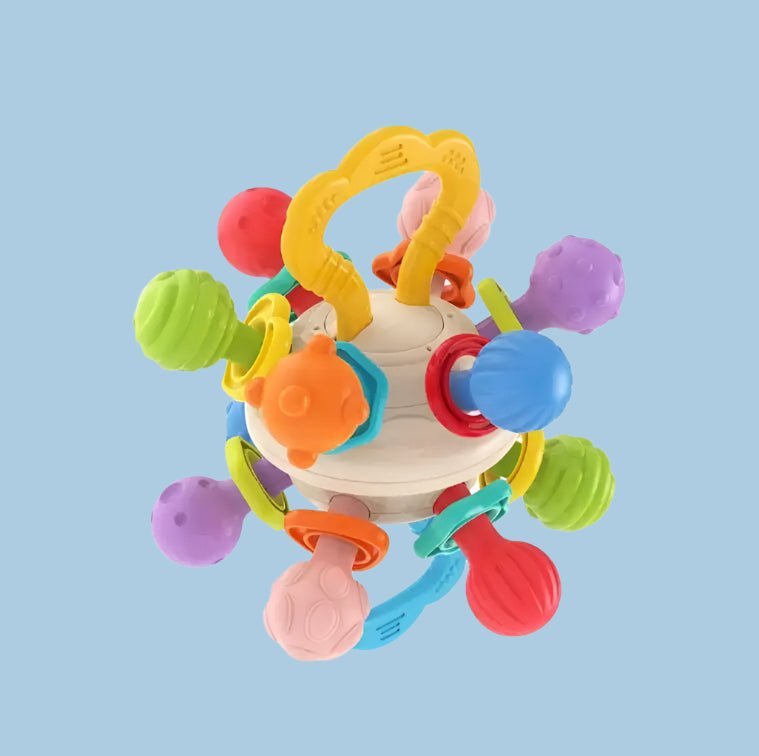 Hochet Bébé Rotatif Amusant - Jouet Innovant hochet pour bebe beige