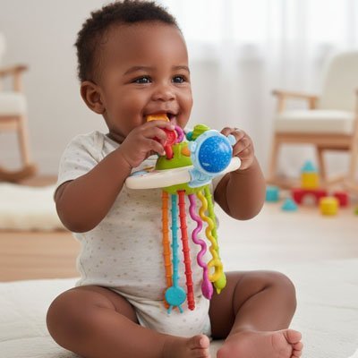 Jouet bebe eveil sourire