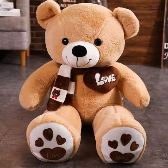 Ourson Peluche Gros Compagnon - Doudou Géant
ourson en peluche bruin pale