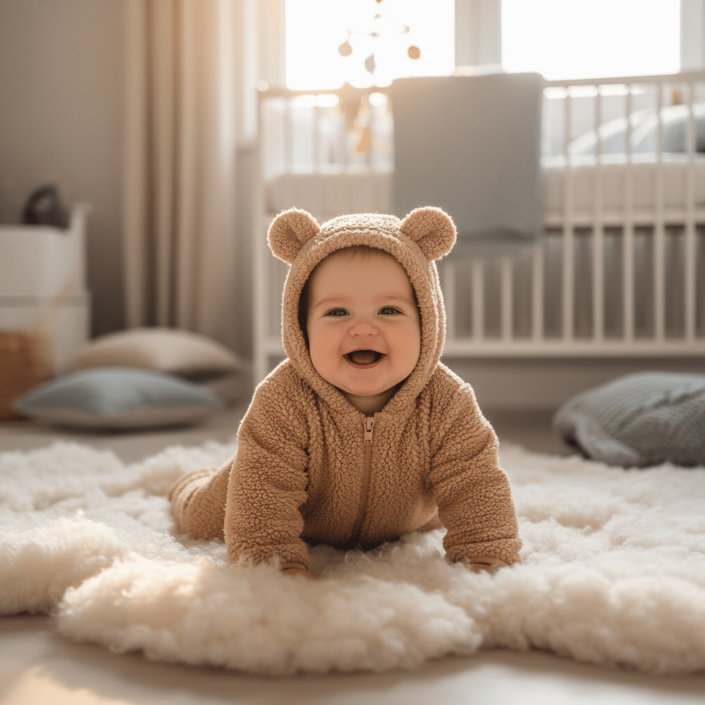 Pyjama polaire bebe à qu’âtres pattes 