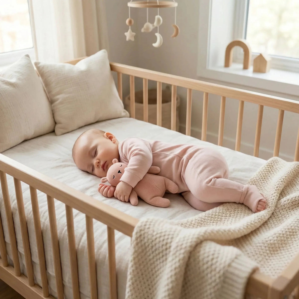 doudou bebe fille rose sommeil