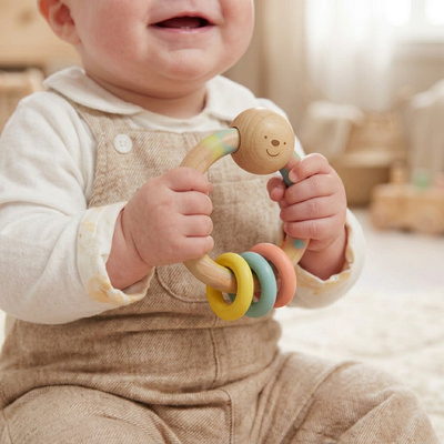 Hochet bébé en gros plan