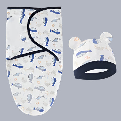BONNET BEBE GARCON bleu