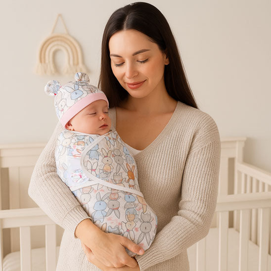 Bonnet bébé fille lapin