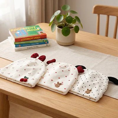 Bonnet bébé naissance trio petits pois