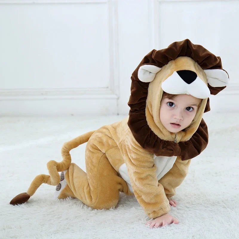 Petite barboteuse bébé garçon de lion
