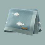 Couverture Bébé Baleine Joyeuse - Coton Naturel
COUVERTURE BEBE baleine kakis