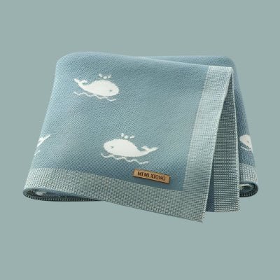 Couverture Bébé Baleine Joyeuse - Coton Naturel
COUVERTURE BEBE baleine kakis