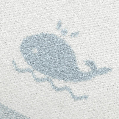 Couverture Bébé Baleine Joyeuse - Coton Naturel
COUVERTURE BEBE baleine logo