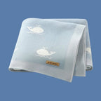Couverture Bébé Baleine Joyeuse - Coton Naturel
COUVERTURE BEBE baleine pâle