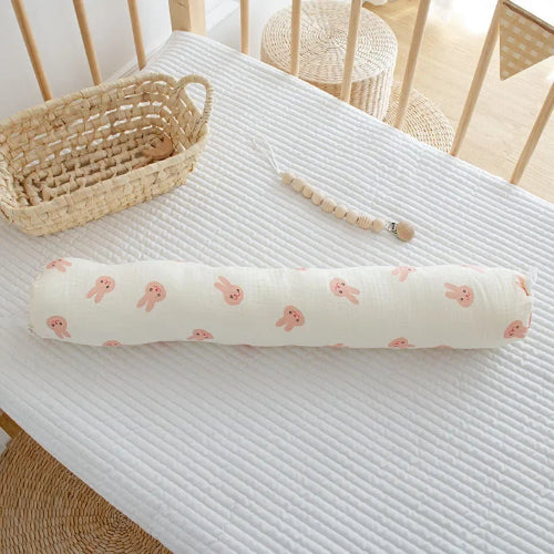 Coussin pour bebe lapin rose