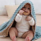 Une couverture douce bebe coton 
