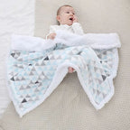 Couverture Bébé Lune de Coton - Douceur & Confort Une belle couverture douce bébé blanche 
