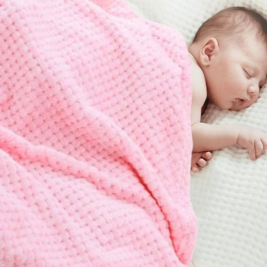 couverture chaude et douce bébé qui dort