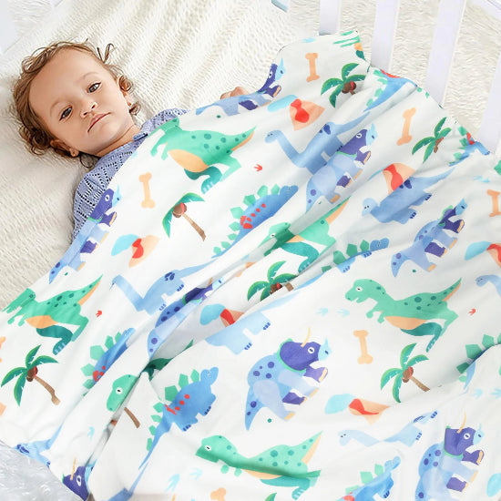 Couverture Bébé Rêve Velouté - Couverture Bébé Rêve Velouté - Cocon Douceur
Une couverture bébé douce dinosaure 