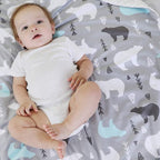 Couverture Bébé Rêve Velouté - Cocon Douceur
Ourson et laine douce pour couverture bebe