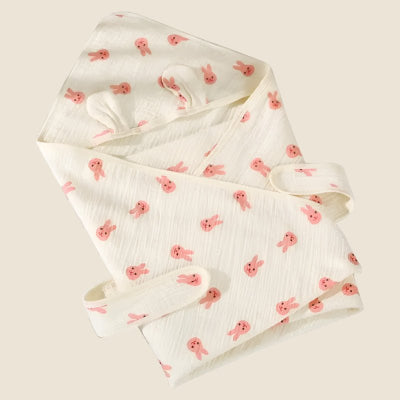 Couverture bebe lapin rose