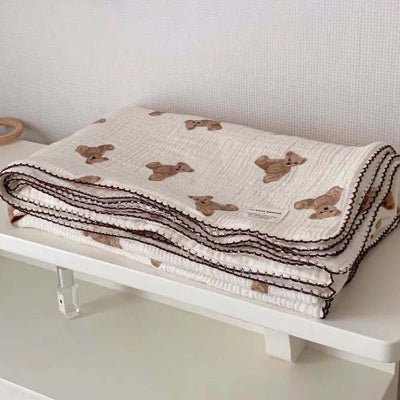 Couverture Emmaillotage Ourson Bonheur - Multifonction
Couverture pour emmaillotage  ourson