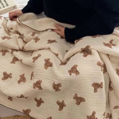 Couverture Emmaillotage Ourson Bonheur - Multifonction
Couverture pour emmaillotage avec maman 