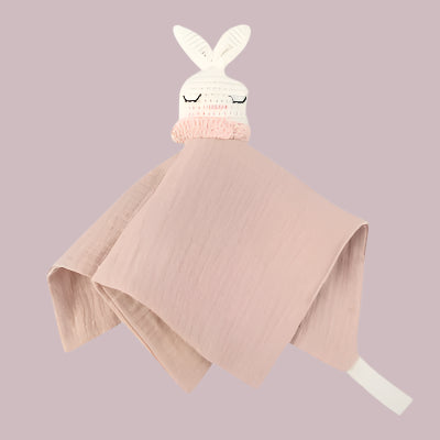 Doudou-Bébé-Fille-lapin blanc