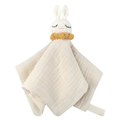 Doudou-bébé-garçon-beige et orange