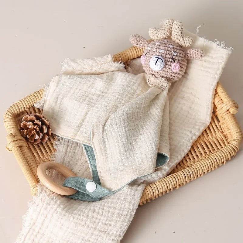 Doudou Bébé Garçon Aventure Douceur - Peluche Bicolore
Doudou-pour-garçon-elk-beige