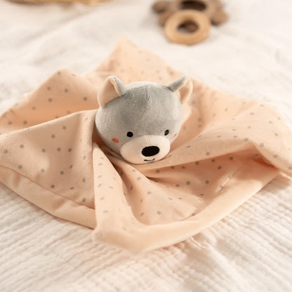 Doudou BEBE Garcon ourson gris