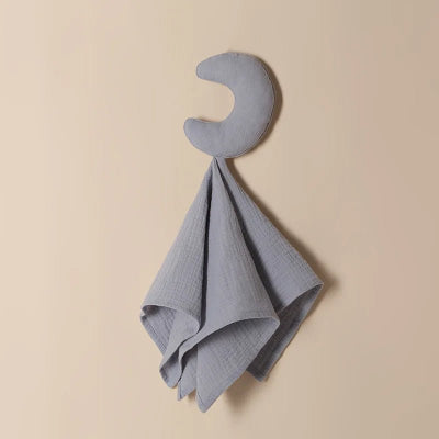 Doudou Bébé Fille lune bleue 