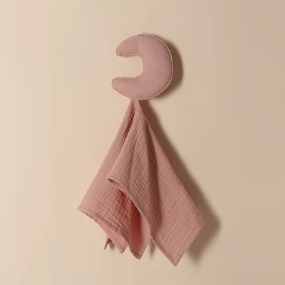 Doudou Bébé Fille lune rose