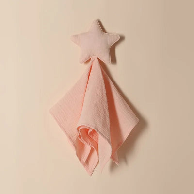Doudou Bébé Fille étoile  rose pale