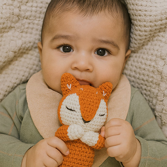 Doudou renard roux
