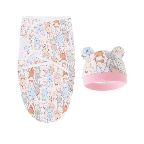 Couverture Emmaillotage Bébé Cocon - Sensation Maternelle
Emaillotage lapin rose