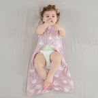 Gigoteuse bébé fille Petite fille en gigoteuse rose
