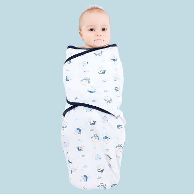 Gigoteuse emmaillotage bleue